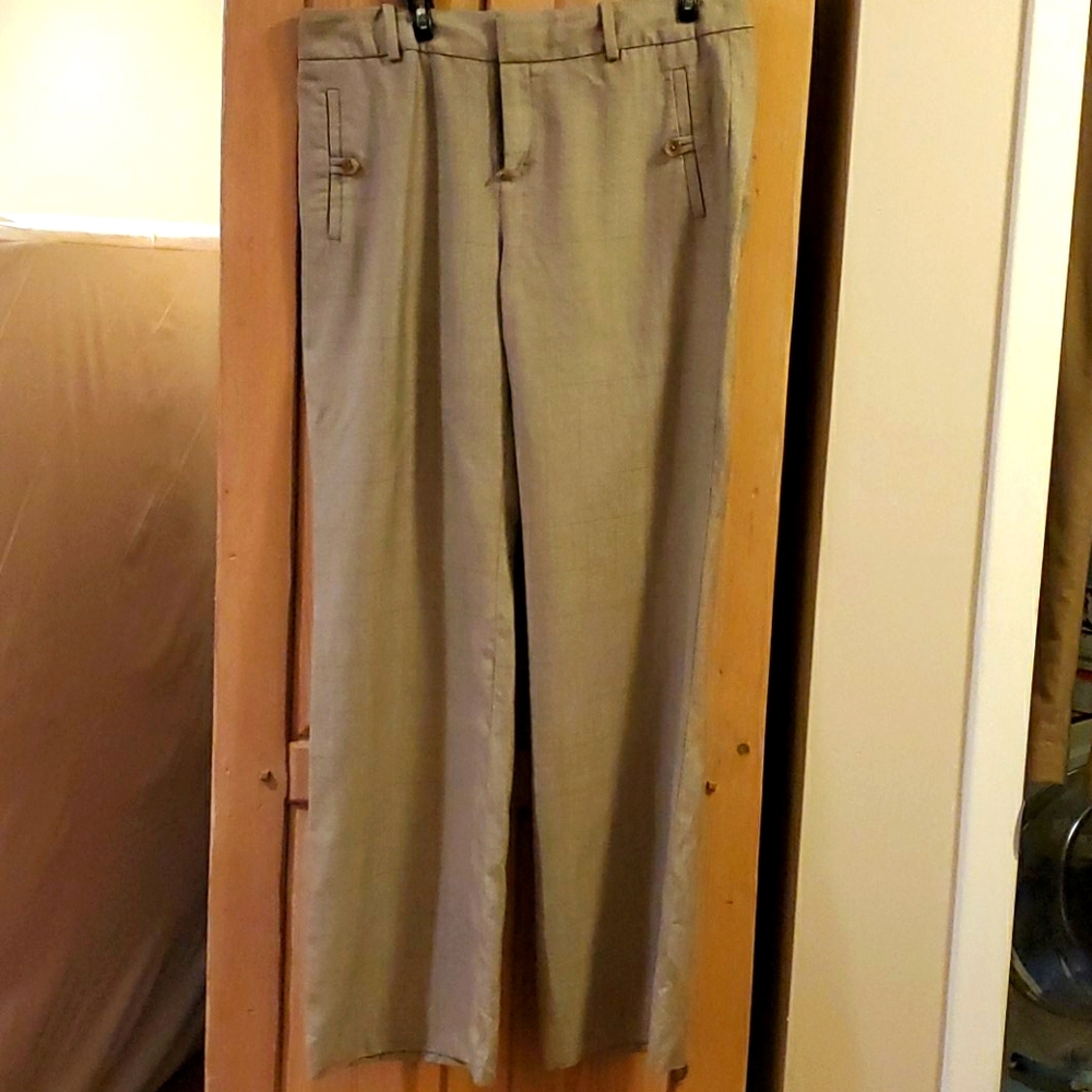 Gently worn Banana Republic women's wool gabardine stretch pants